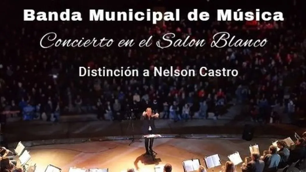 Concierto de la Banda Municipal de Música en el Salón Blanco