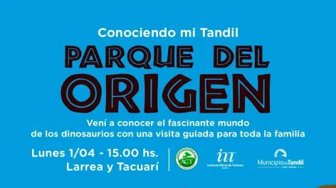 El programa "Conociendo Mi Tandil" y una propuesta en el Parque del Orígen
