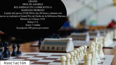 Gran Prix de ajedrez relámpago en la Biblioteca Mariano Moreno