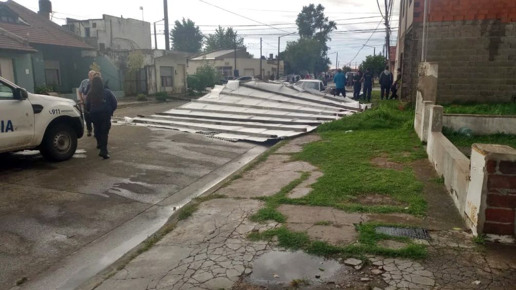 El temporal golpeó fuerte en Olavarría y Rauch