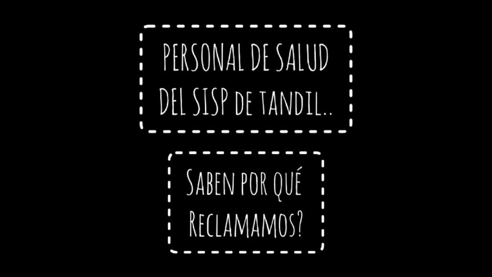 El personal de salud pública viralizó video reiterando sus reclamos salariales