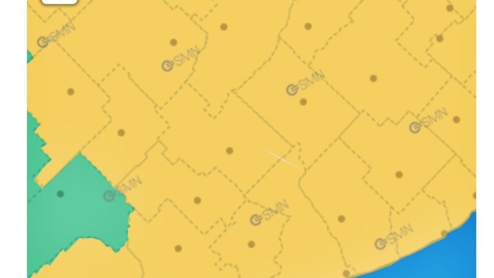 Emiten alerta por tormentas para Tandil y zona, para la tarde y noche de este sábado.