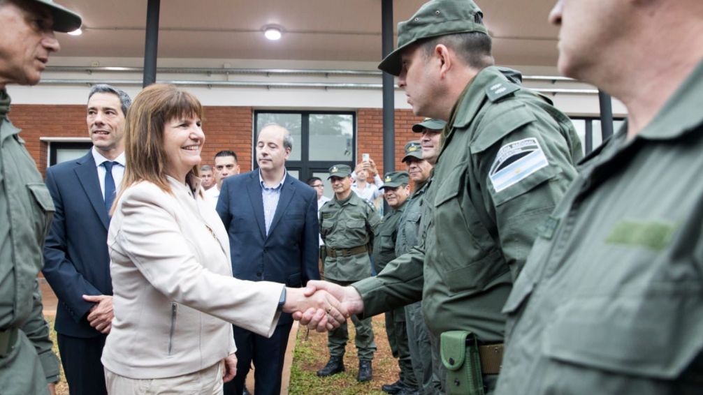 Bullrich visitó la Triple Frontera e inauguró un Centro Antiterrorista