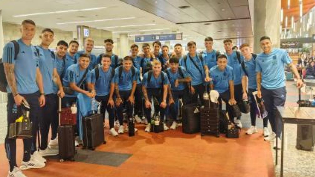 El Sub 23 ya está en Venezuela para disputar el Preolímpico