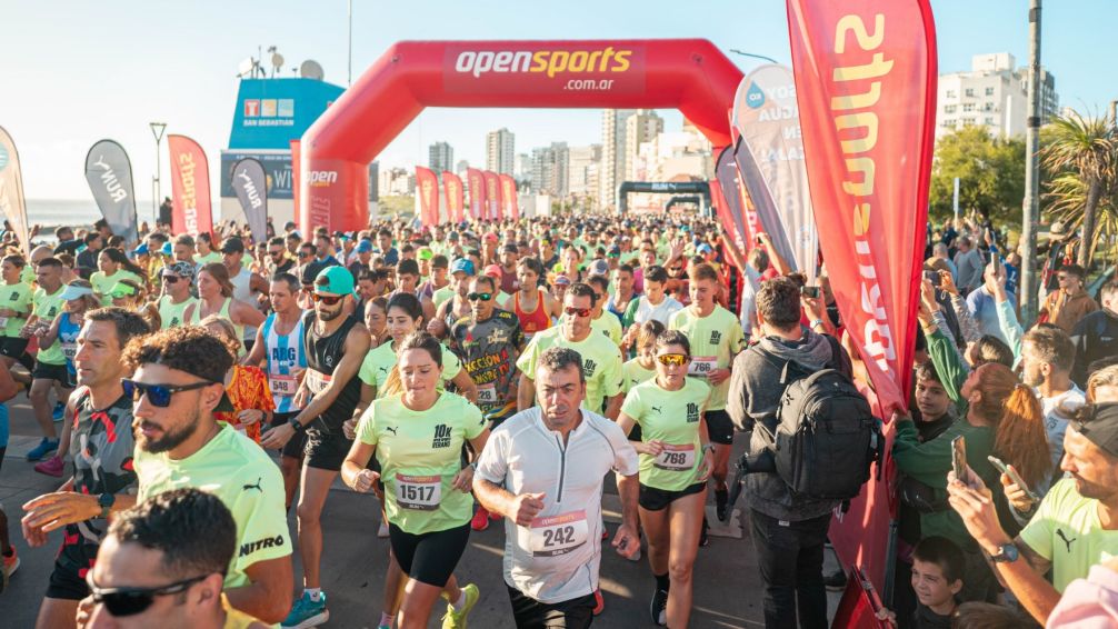 Lacamoire y Mariana Borelli, los ganadores de los 10K en Mar del Plata