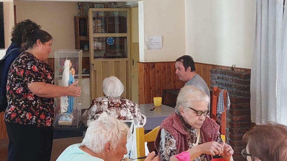 Paso de la imagen de María Reina de las Misiones por la Diócesis de Azul 