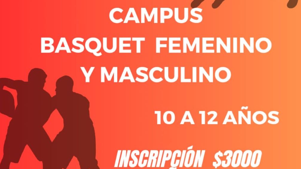 Organizan un campus de básquetbol para el 17 de febrero