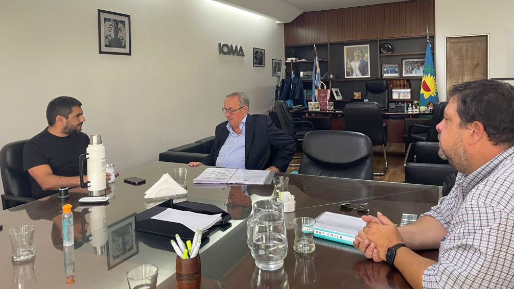Lunghi se entrevistó con el titular de IOMA por la situación de los afiliados en Tandil