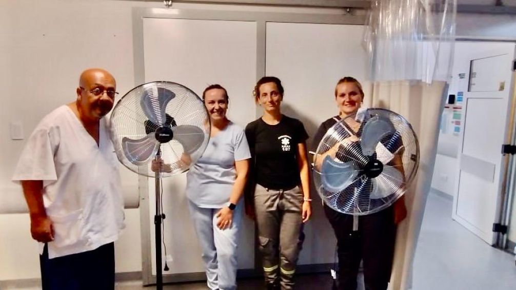 Amemt donó ventiladores para la guardia del Hospital