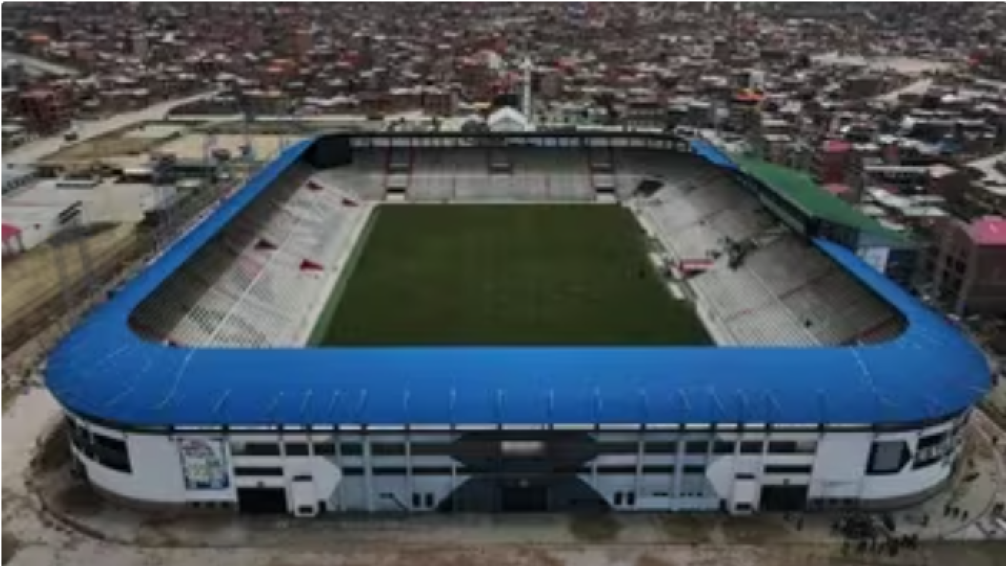 Habilitaron el "estadio más alto del mundo" en Bolivia y la Copa Libertadores se jugará a más de 4.000 metros