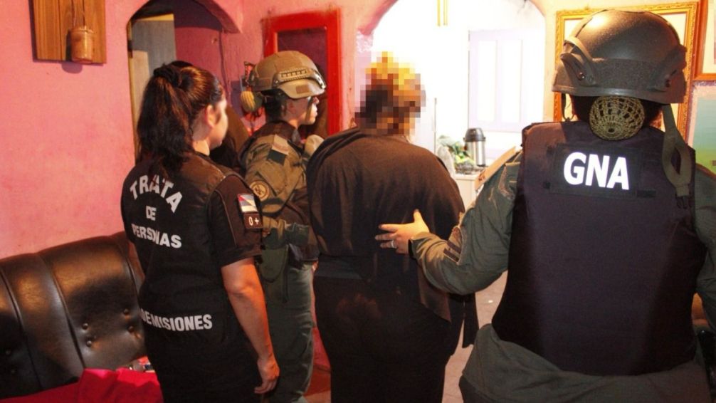 Gendarmería Nacional desmanteló una red internacional de trata y rescató a nueve argentinos