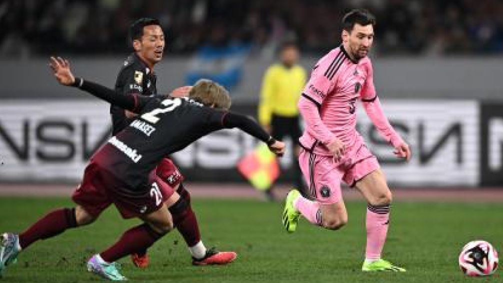 Messi jugó media hora en la caída por penales del Inter Miami en Japón