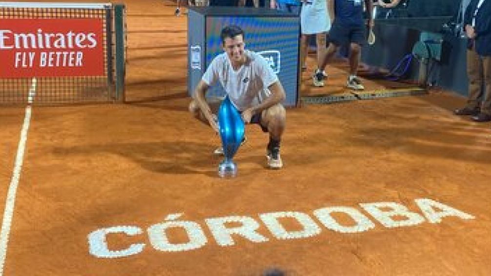 Darderi fue implacable y se quedó con el Córdoba Open