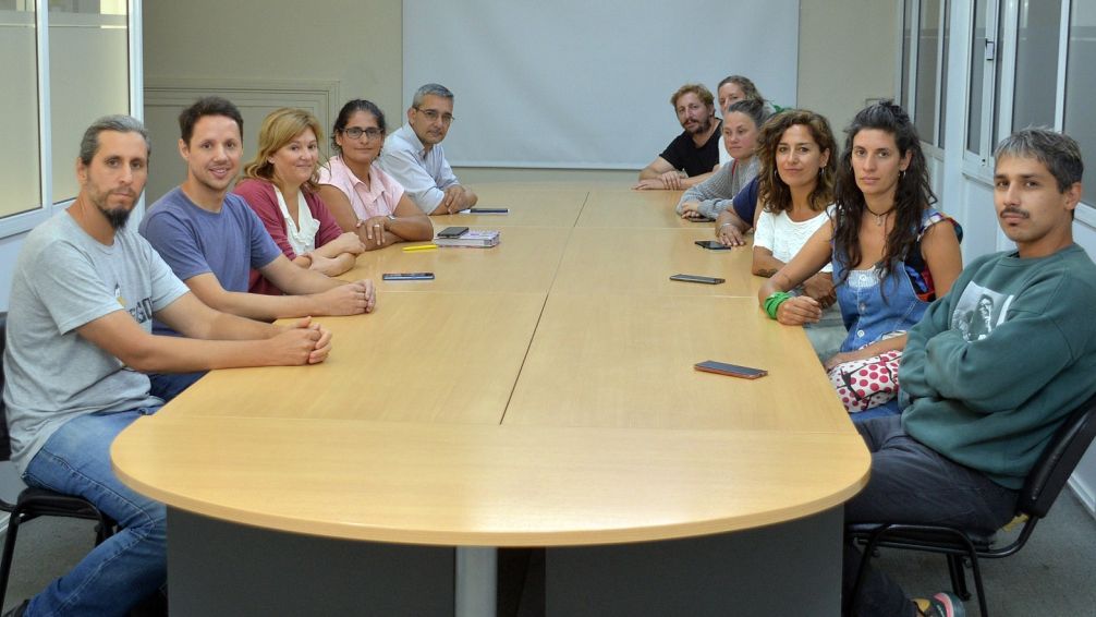 Autoridades comunales recibieron a integrantes del Colectivo de Trabajadores de la Cultura