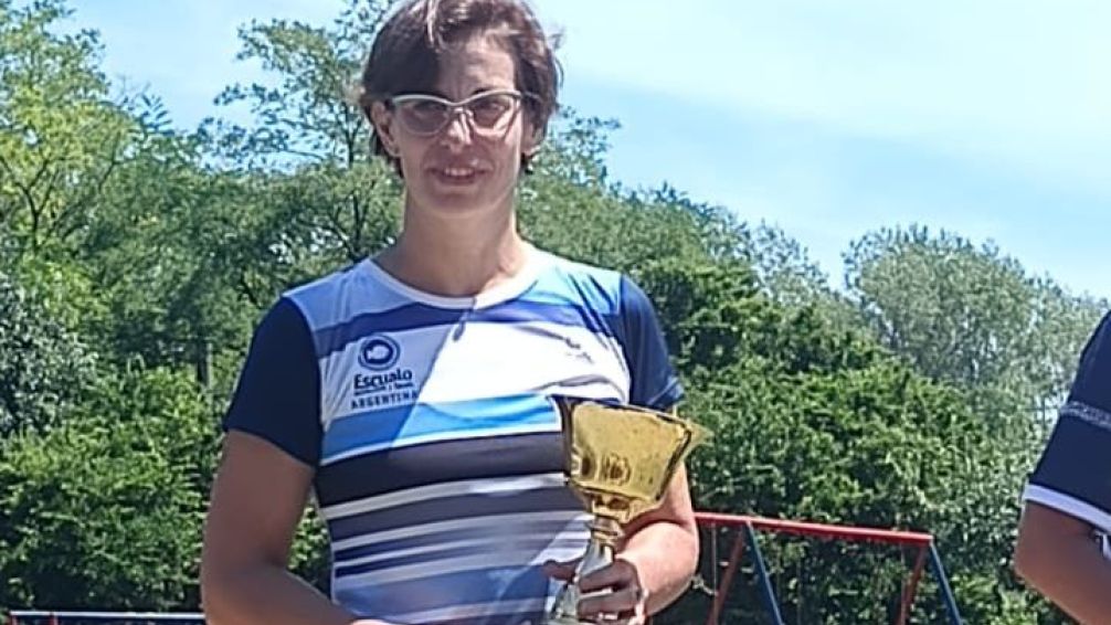 Guillermina Barainca fue subcampeona en el campeonato de Aguas Abiertas