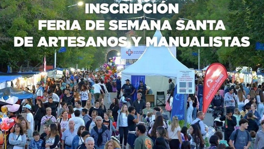 Convocatoria a inscripción Feria de Semana Santa de artesanos y manualistas