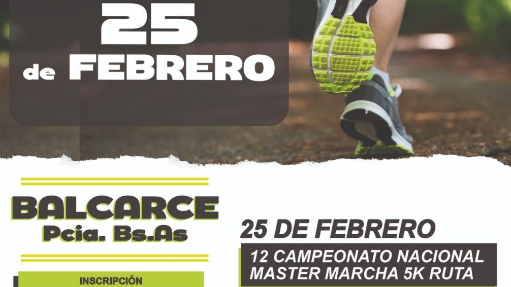 Tandilenses acudirán al Nacional Master de Marcha
