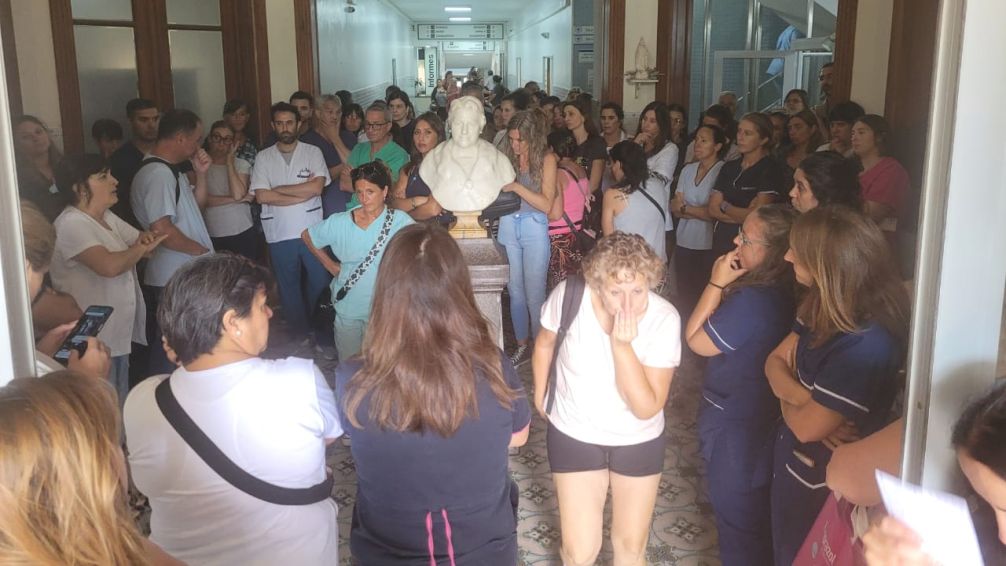 Una numerosa cantidad de trabajadores municipales participó de asambleas de ATE