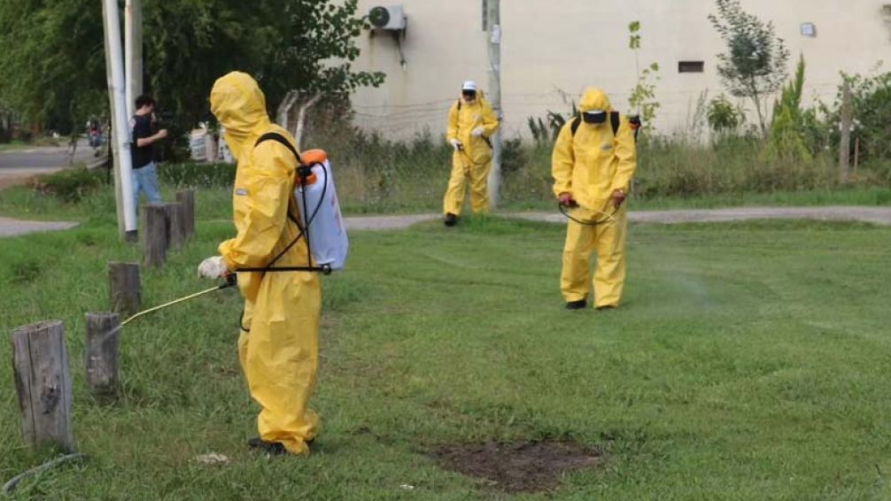 La Municipalidad de Cañuelas también fumiga contra los mosquitos 