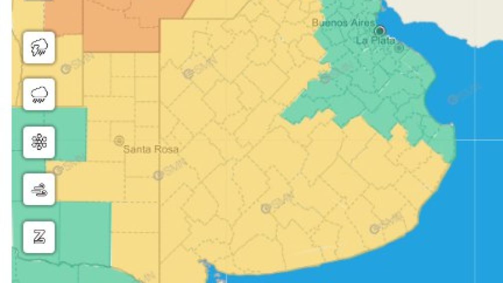 Alerta meteorológico para Tandil y la zona