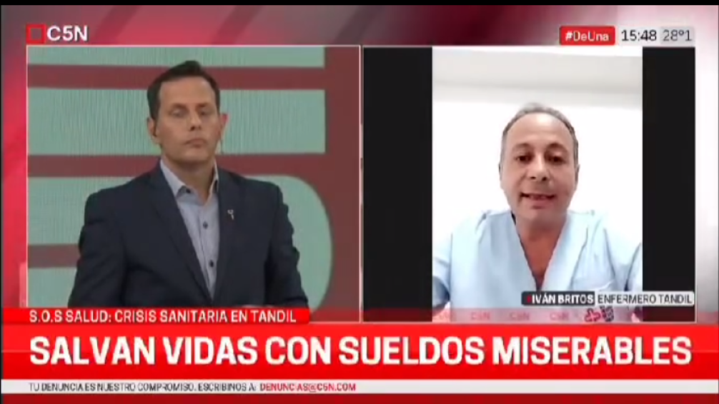 Los "sueldos miserables" que paga Tandil al personal de salud fueron noticia nacional 
