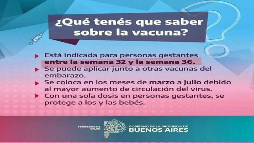 Comenzó la campaña contra el virus sincicial respiratorio en Tandil y toda la provincia de Buenos Aires