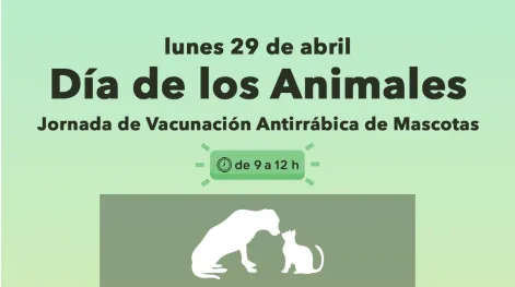 Este lunes, por el Día del Animal, habrá una jornada de Vacunación Antirrábica