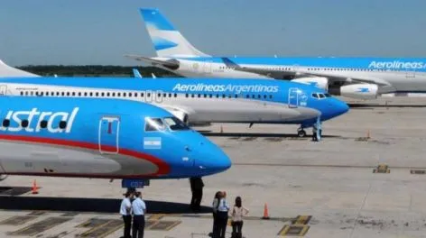 Las aerolíneas perderán unos 62.000 millones de pesos por el paro de la CGT