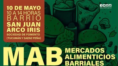 El mercado barrial estará mañana en Tucumán y Sáenz Peña 